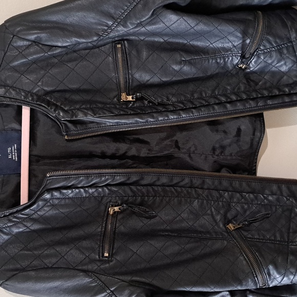 - American Eagle faux leather jacket Vintage - Picture 5 of 8